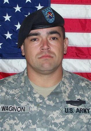 Specialist Michael Wagnon is seen in this undated handout.