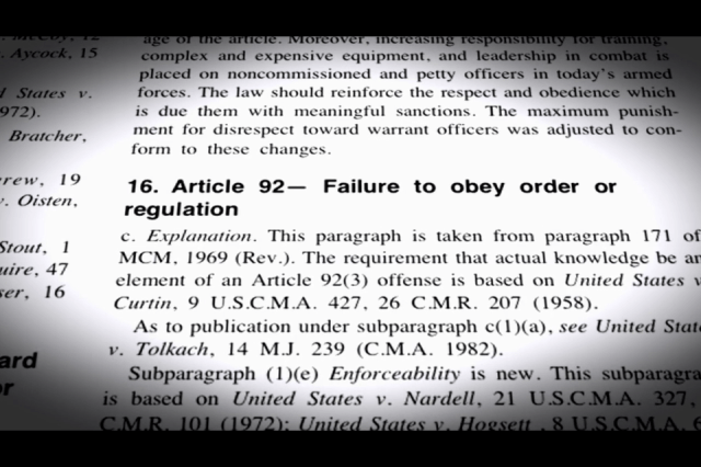 Article 92 UCMJ