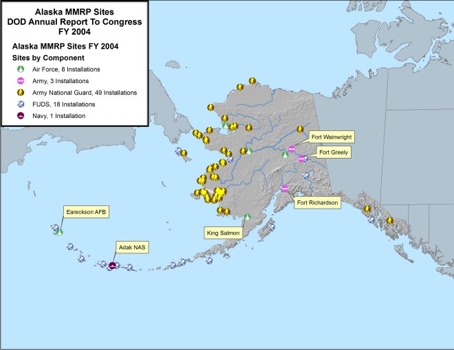 map of military bases in alaska