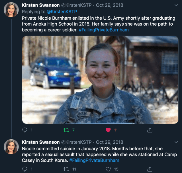 Failing Nicole Burnham Tweet